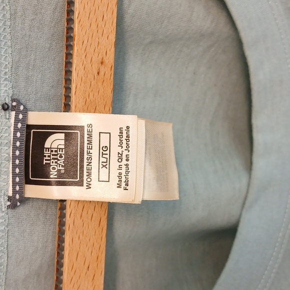 THE NORTH FACE Blue Flower Top SZ XL - Picture 3 of 5